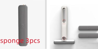 Set Mini Squeeze Mop with Sponge – Portable Floor, Glass & Desk Cleaner