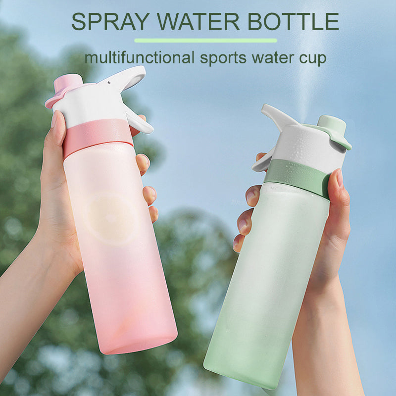 Large Capacity Spray Water Bottle – Outdoor, Sports & Travel Drinkware
