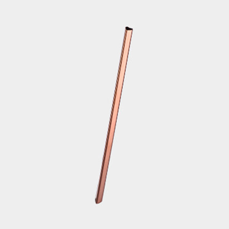 Rose gold Heart-Shaped Stainless Steel Straw – Reusable Eco-Friendly Drinking Straw