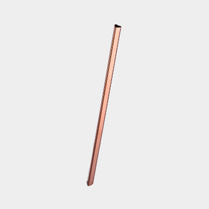 Rose gold Heart-Shaped Stainless Steel Straw – Reusable Eco-Friendly Drinking Straw