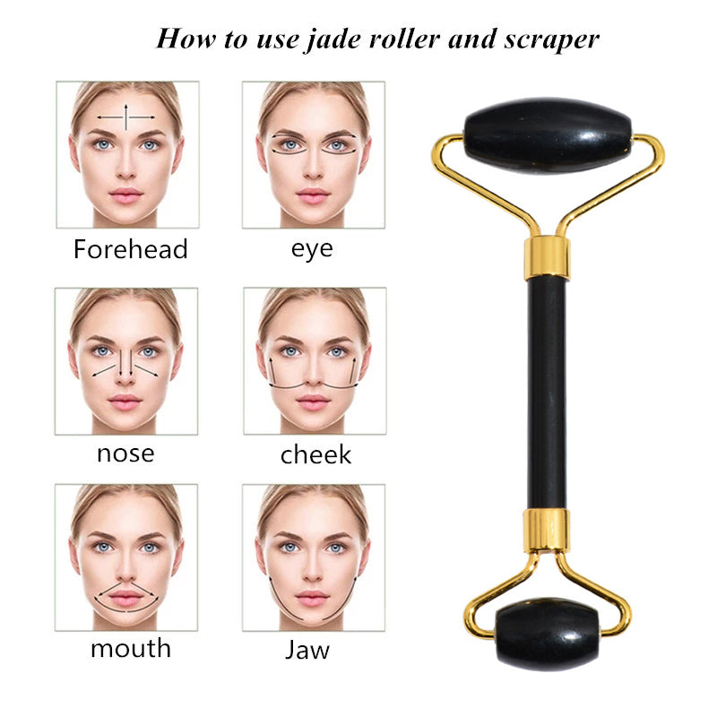 Beauty Face Care Jade Massage Device