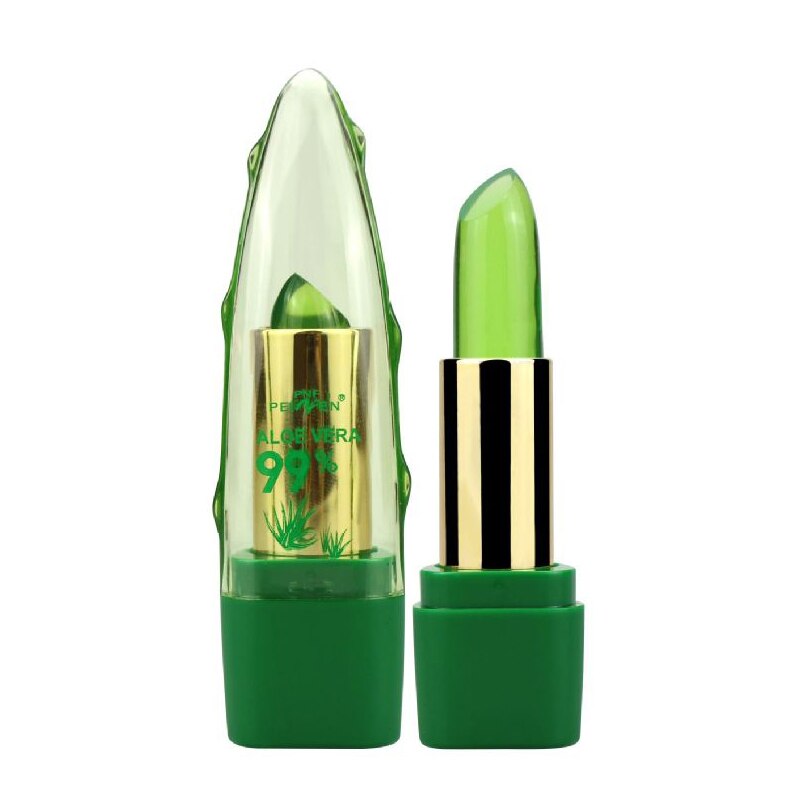 Aloe Vera Color-Changing Lip Gloss, Moisturizing, Anti-Dry, Fine-Grain Lip Balm Care