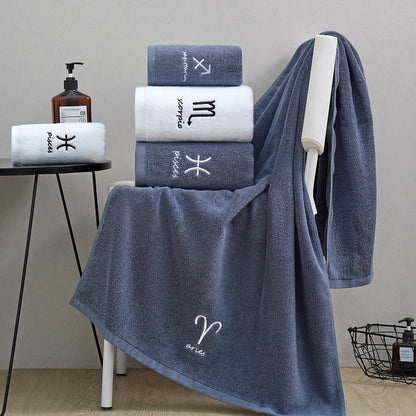 Cotton Constellation Towels Set – Soft, Absorbent Cotton Bath & Hand Towels