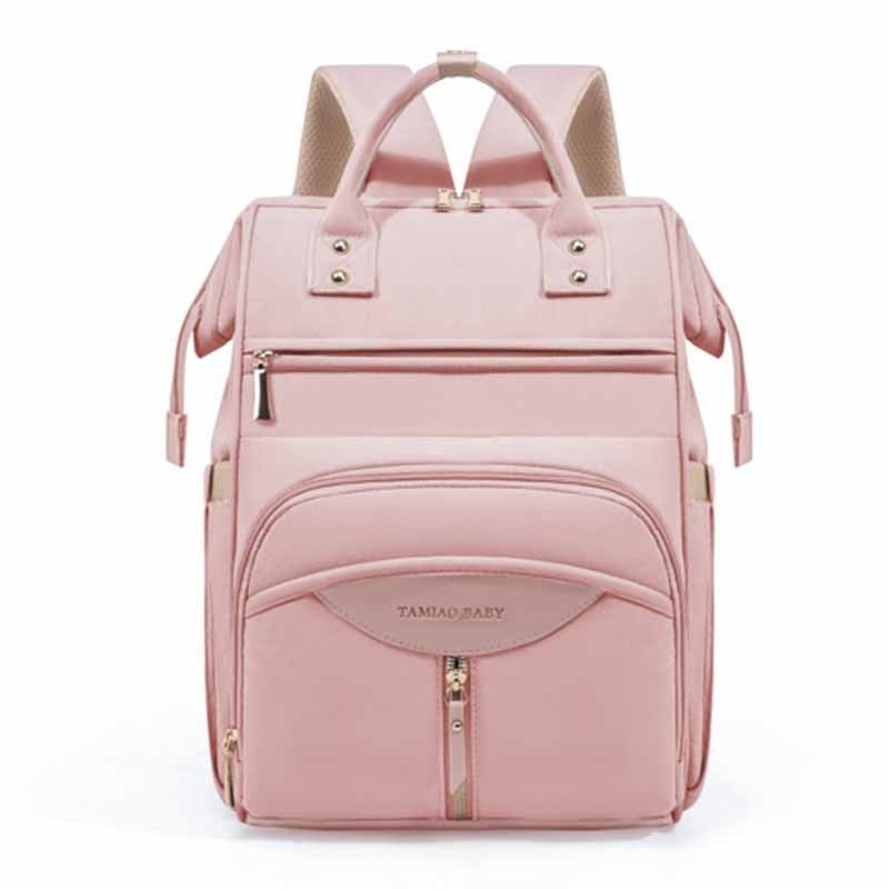 Pink Mommy Diaper Bag – Multi-Functional Large Capacity Tote