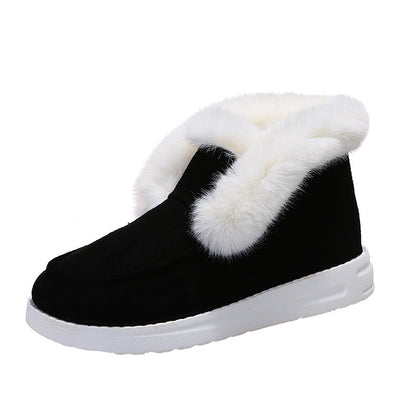 Women’s Snow Boots – Warm Winter Ankle Boots with Plush Fur Lining