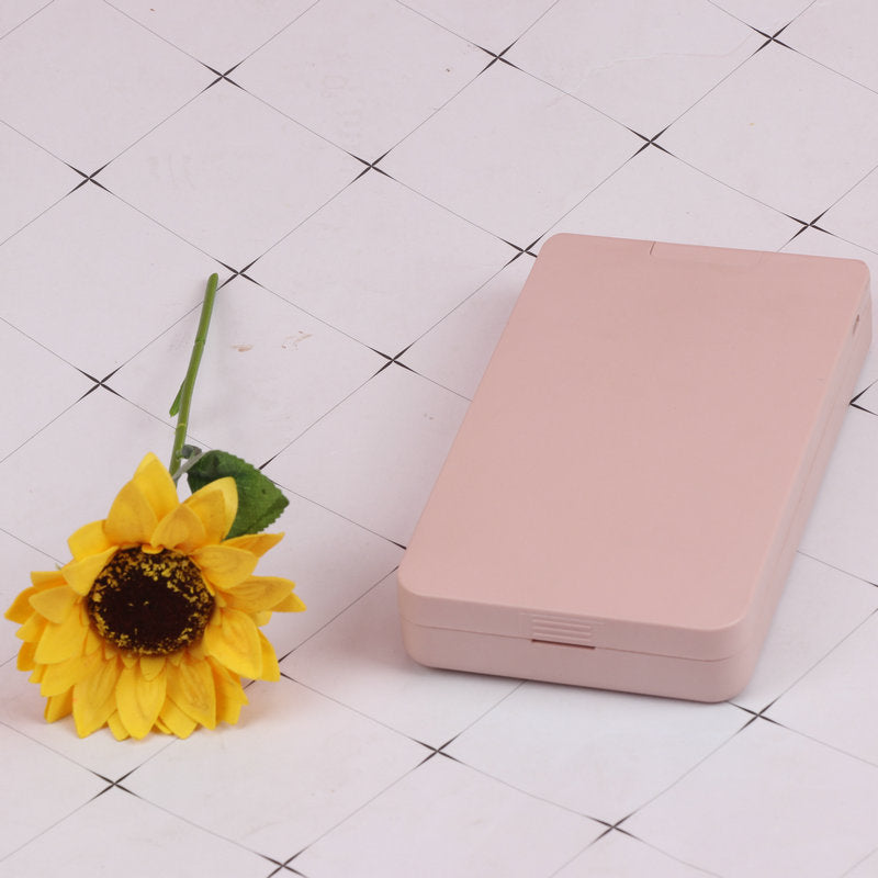 Foldable Rotating LED Cosmetic Mirror – Travel-Friendly Vanity Mirror