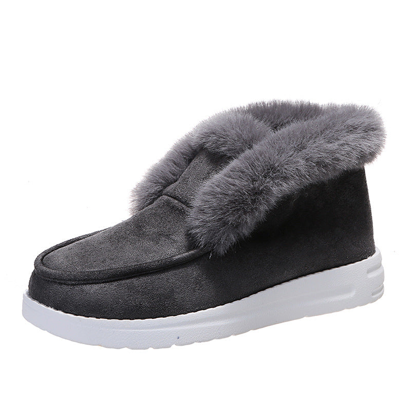 Women’s Snow Boots – Warm Winter Ankle Boots with Plush Fur Lining