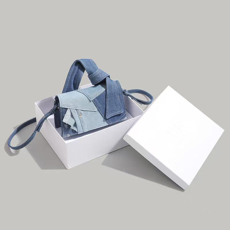 Women’s Denim Crossbody Bag – Simple, High-End Look, Versatile Fashion Shoulder Bag