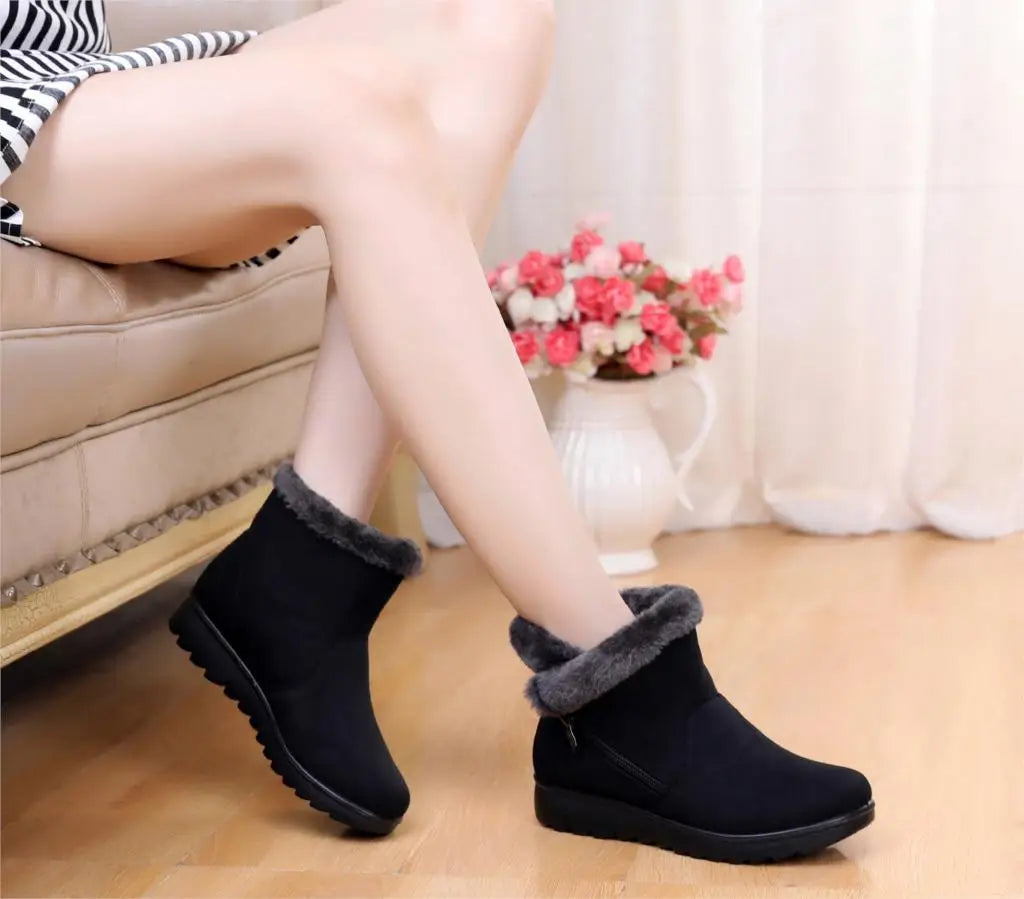 New Women Winter shoes Snow Boots women Super Warm cheap Sneakers Ankle Boots mother shoes big size shoes factory st480