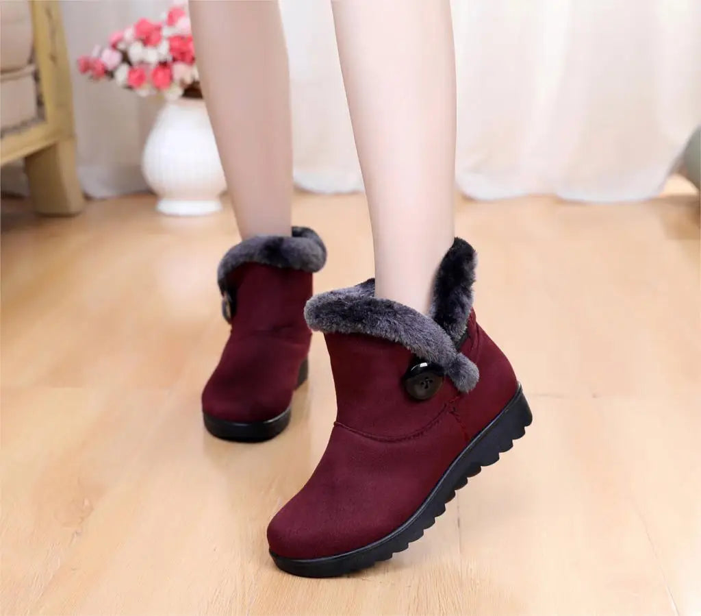 New Women Winter shoes Snow Boots women Super Warm cheap Sneakers Ankle Boots mother shoes big size shoes factory st480