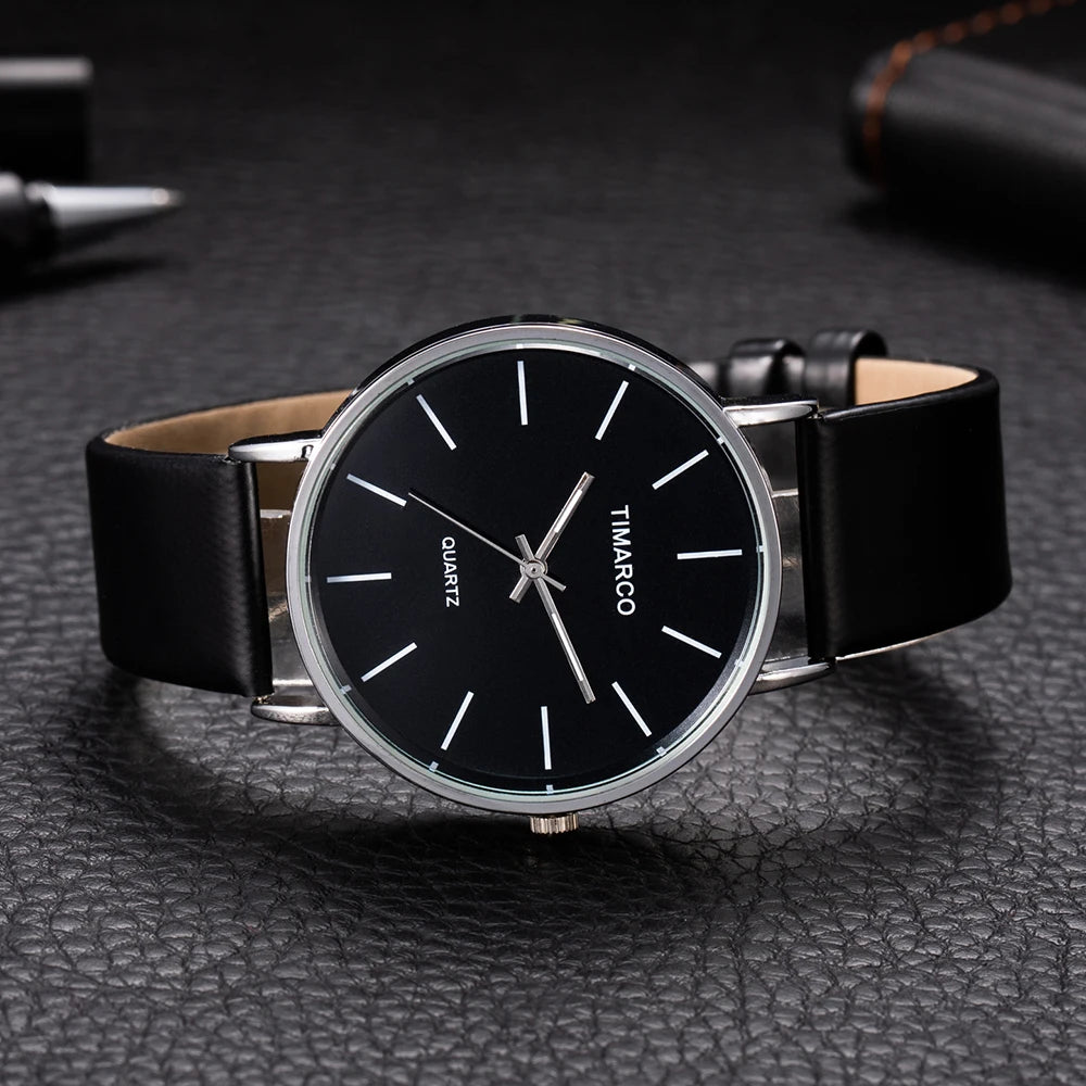 Simple Style White Leather Watches Women Fashion Watch Minimalist Ladies Casual Wrist Watch Female Quartz Clock Reloj Mujer 2022