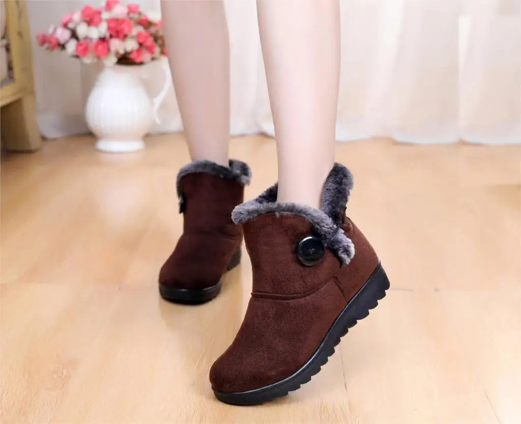 New Women Winter shoes Snow Boots women Super Warm cheap Sneakers Ankle Boots mother shoes big size shoes factory st480