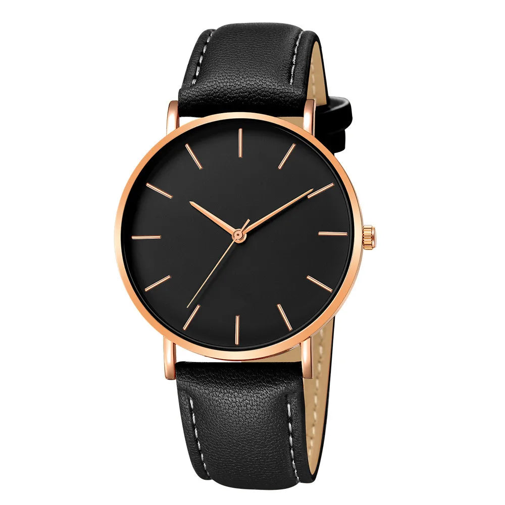 Top Brand Women's Watch Fashion Rose Gold Steel Wristwatch Women Quartz Watch Luxury Ladies Men's Watches for Women Reloj Mujer