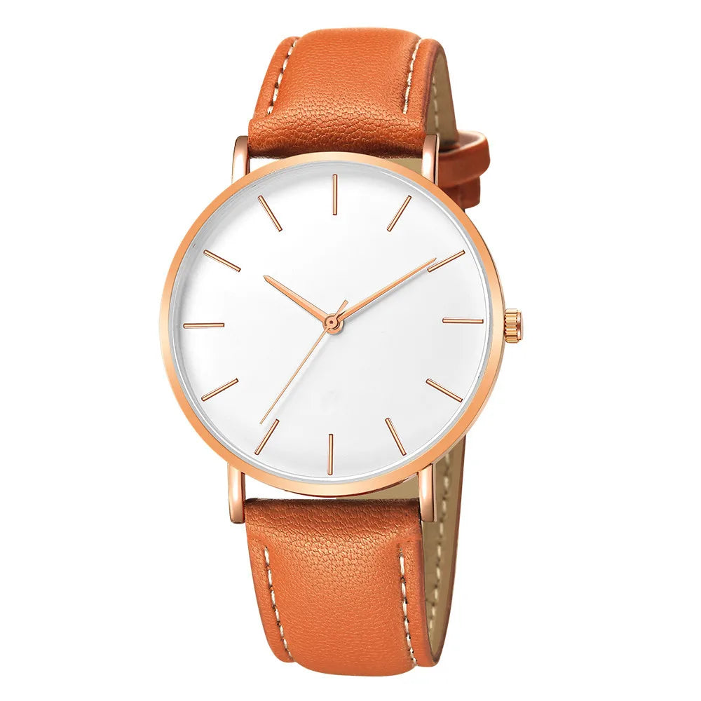 Top Brand Women's Watch Fashion Rose Gold Steel Wristwatch Women Quartz Watch Luxury Ladies Men's Watches for Women Reloj Mujer