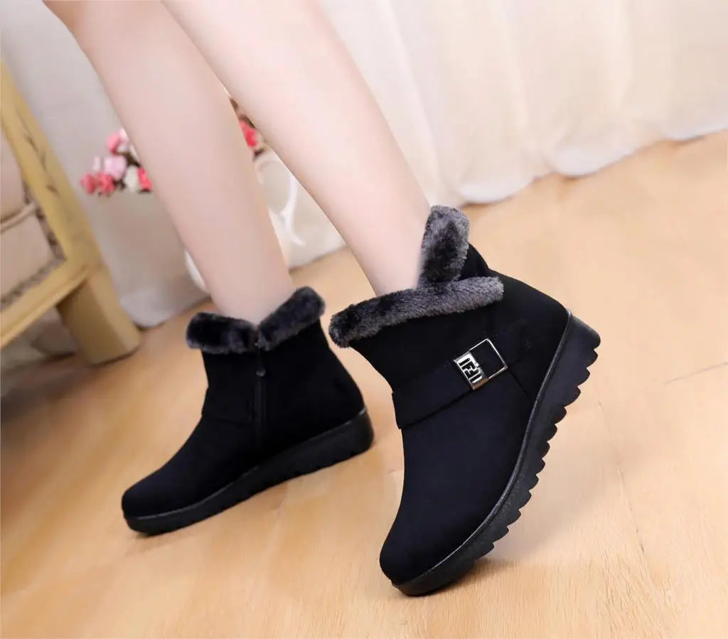 New Women Winter shoes Snow Boots women Super Warm cheap Sneakers Ankle Boots mother shoes big size shoes factory st480