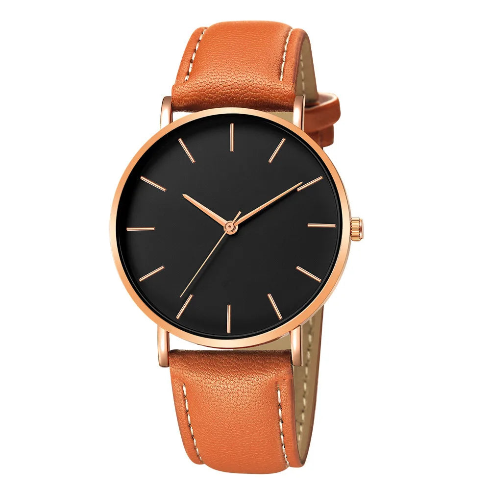 Top Brand Women's Watch Fashion Rose Gold Steel Wristwatch Women Quartz Watch Luxury Ladies Men's Watches for Women Reloj Mujer