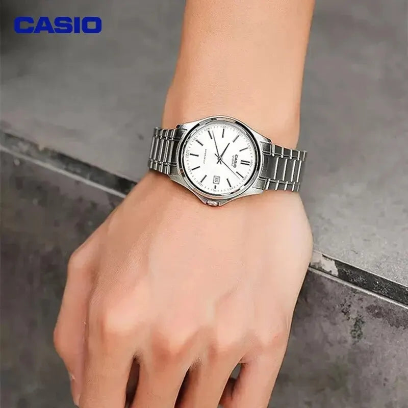 Casio MTP-1183A Women Watch Steel Belt Leather Leisure High Luxury Business Date Simple Diamond Face Quartz Watch Men Watch