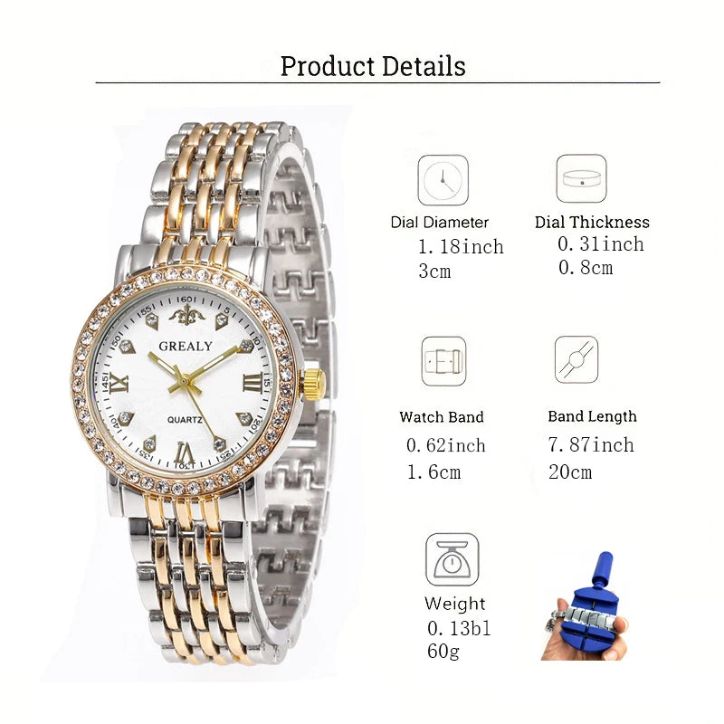 New Casual Golden Watch Ladies Creative Steel Women Watches Women Bracelet Watch Female Clock Lovers Wristwatch Relogio Feminino