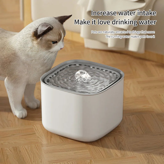 3L Automatic Cat Water Fountain – Large Capacity USB Filtered Mute Water Dispenser for Cats