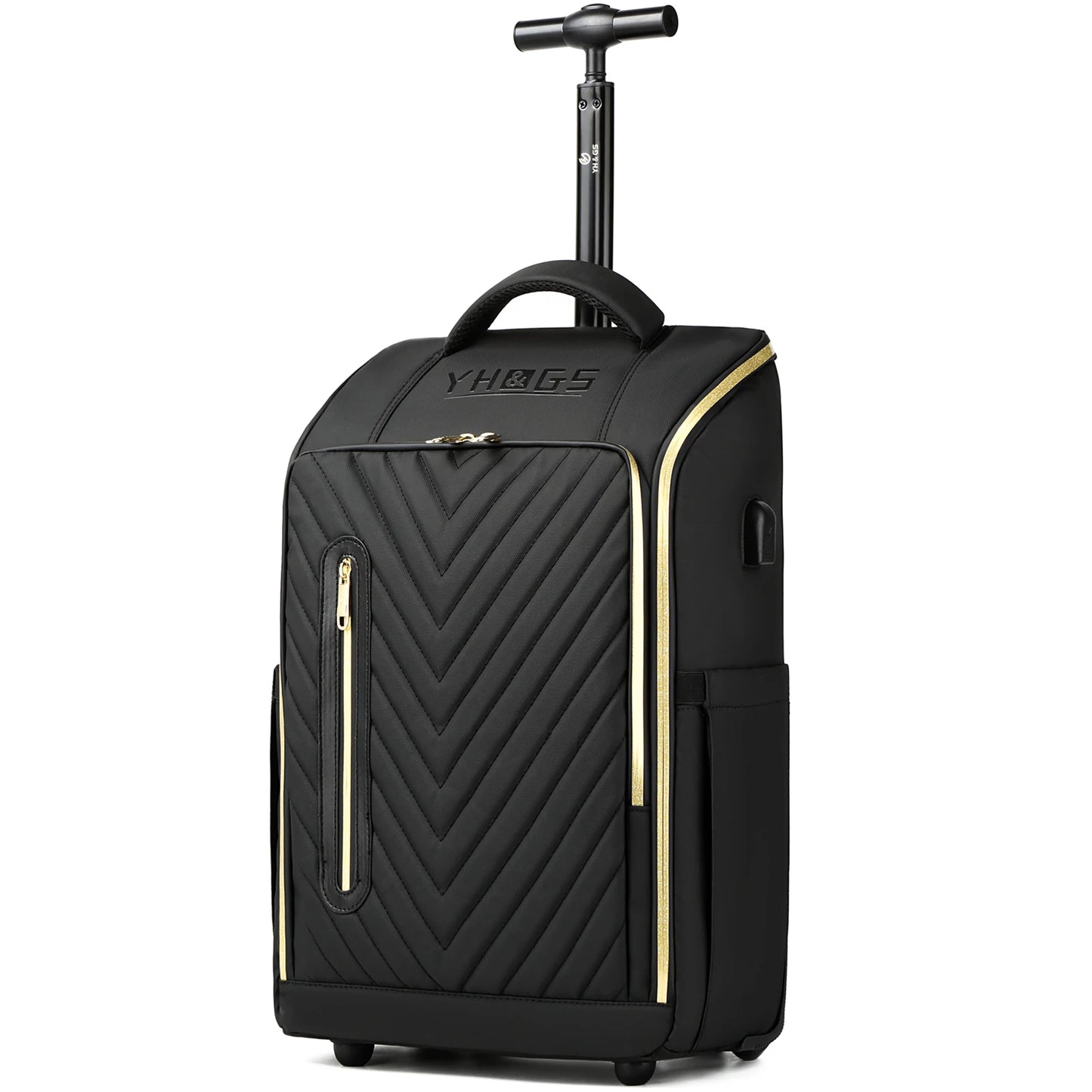 Business Rolling Luggage Backpack Waterproof Backpack with Wheels Travel Trolley Bags Carry on Luggage Bags Cabin Carry on Bag