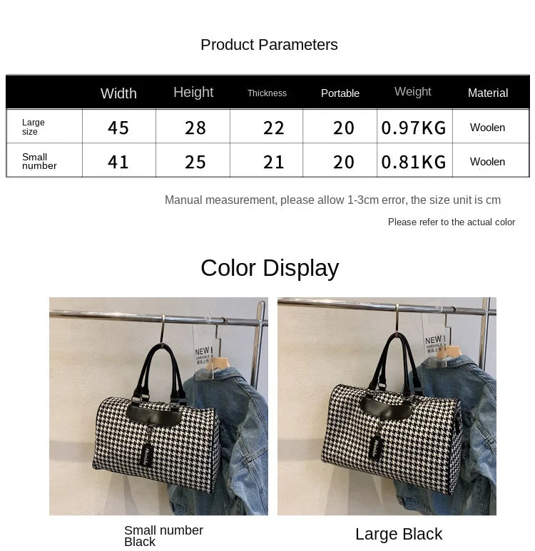 Travel Duffle Large Capacity Women Fitness Sports Bag Dry and Wet Luxury Hand Luggage Bag Female Designer Weekend Bag Travel