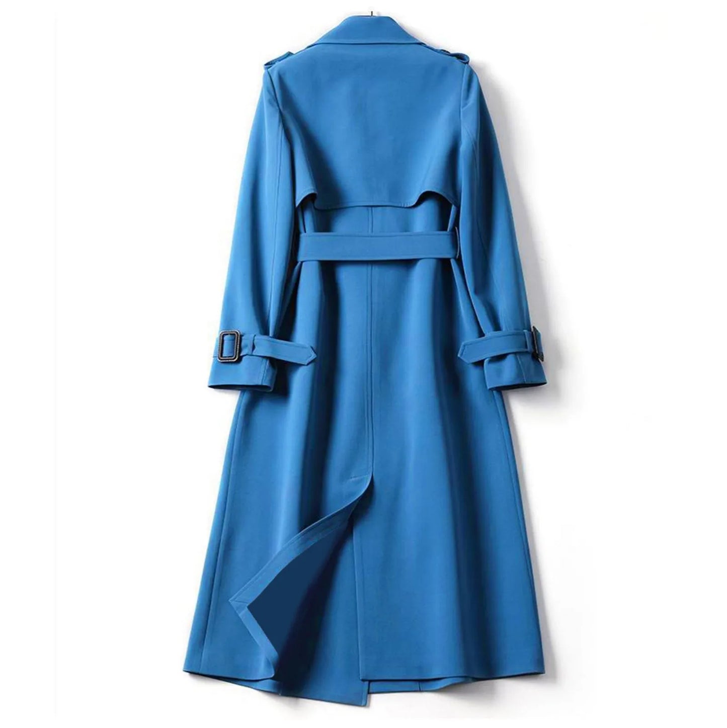 Women Trenchcoat 2023 New Autumn Overcoat Solid Slim Fit Elegant England Style Long Outerwear Windbreaker Ladies Trench Coat