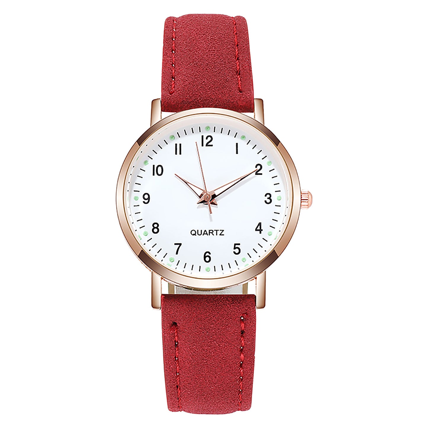 Fashion Temperament Ladies Belt Watch Analog Luminous Quartz Watch Fashionable Simple Style Quartz Wristwatch Reloj Mujer