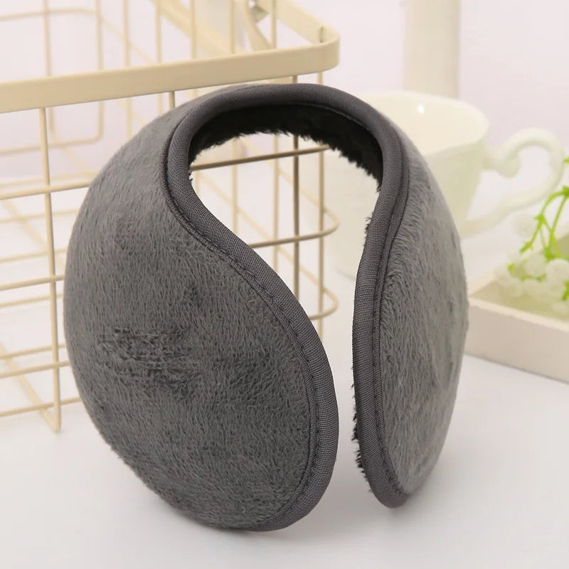 Windproof Earmuffs Men Women's Ear Warm Protector Thicken Plush Winter Warm Fleece Earmuff Outdoor Cycling Warmer Soft Ear Muffs