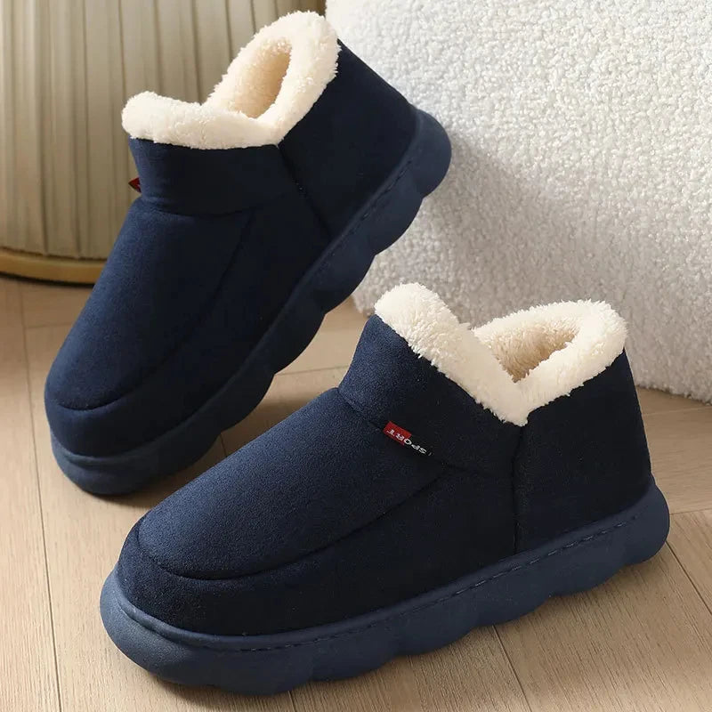 Bebealy Winter Fur Shoes For Women Classic Unisex Fluffy House Shoes With Padded Slippers For Men Indoor Outdoor Women Slippers