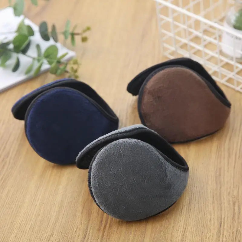 Windproof Earmuffs Men Women's Ear Warm Protector Thicken Plush Winter Warm Fleece Earmuff Outdoor Cycling Warmer Soft Ear Muffs