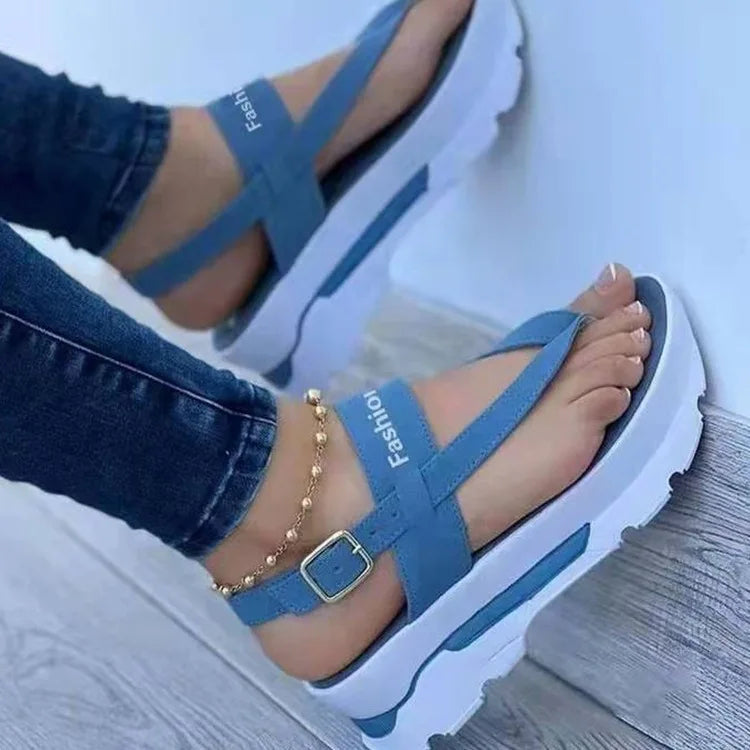 Women Sandals 2023 New Platform Sandals For Summer Wedges Shoes Women Platform Heels Sandalias Mujer Luxury Summer Flip Flops