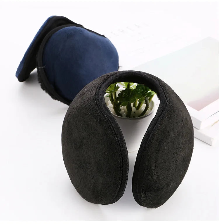 Windproof Earmuffs Men Women's Ear Warm Protector Thicken Plush Winter Warm Fleece Earmuff Outdoor Cycling Warmer Soft Ear Muffs