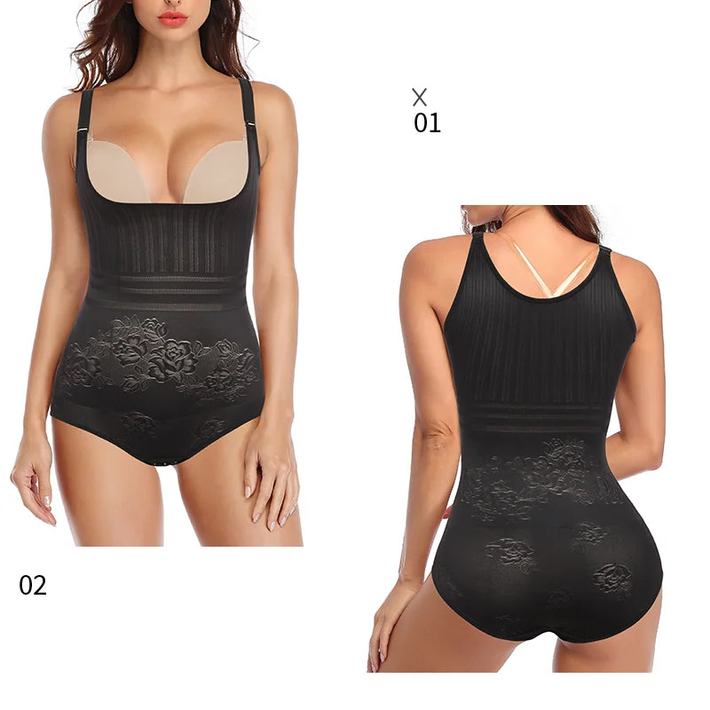 Women Shapewear Bodysuit Seamless Tummy Control Shapewear Waist Trainer Thong Body Shaper Fajas Colombianas Slimming Underwear