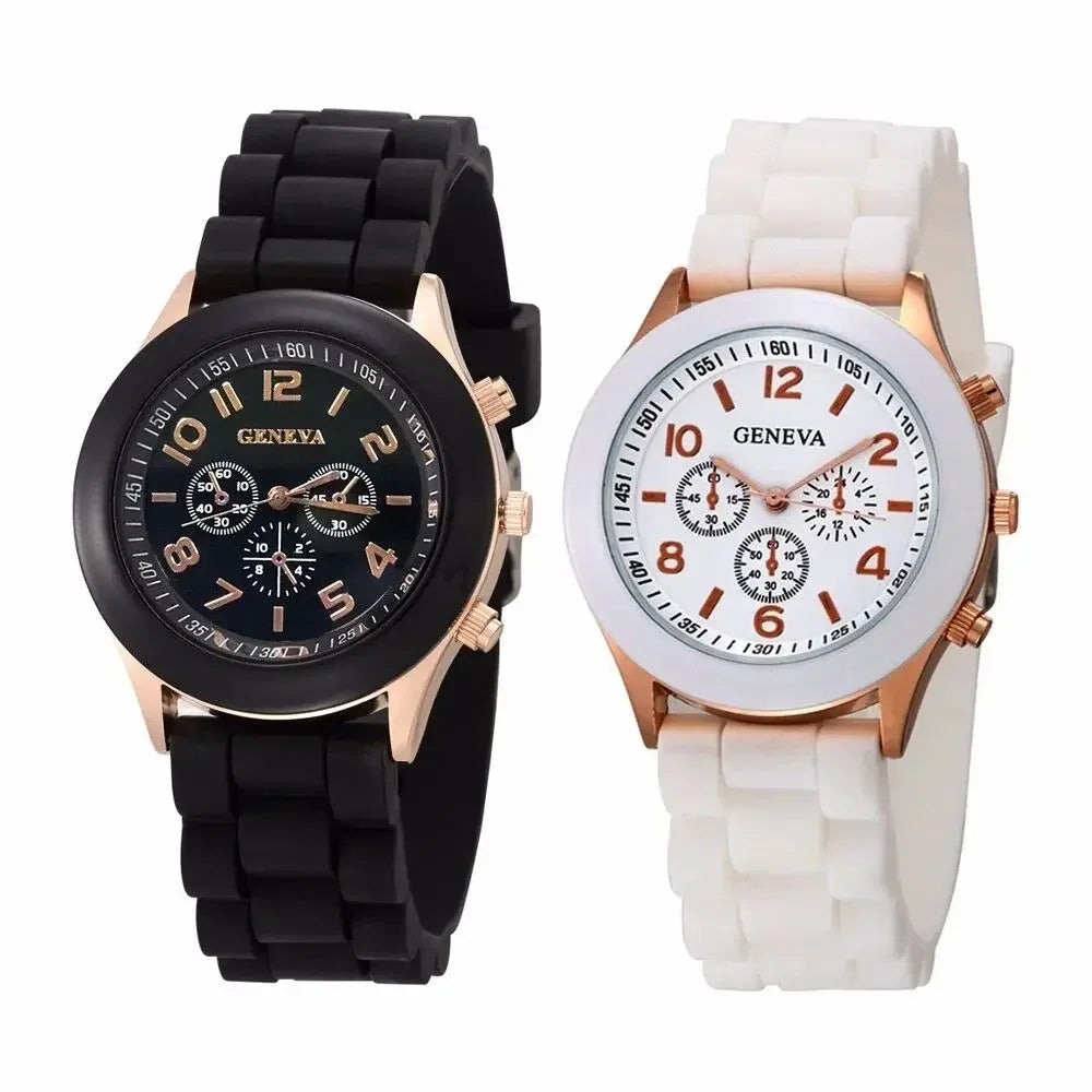 Women Watches 2023 New Fashion Luxury Brand Women Watch Silicone Strap Quartz Wrist Watch for Female Relogio Feminino Zegarki