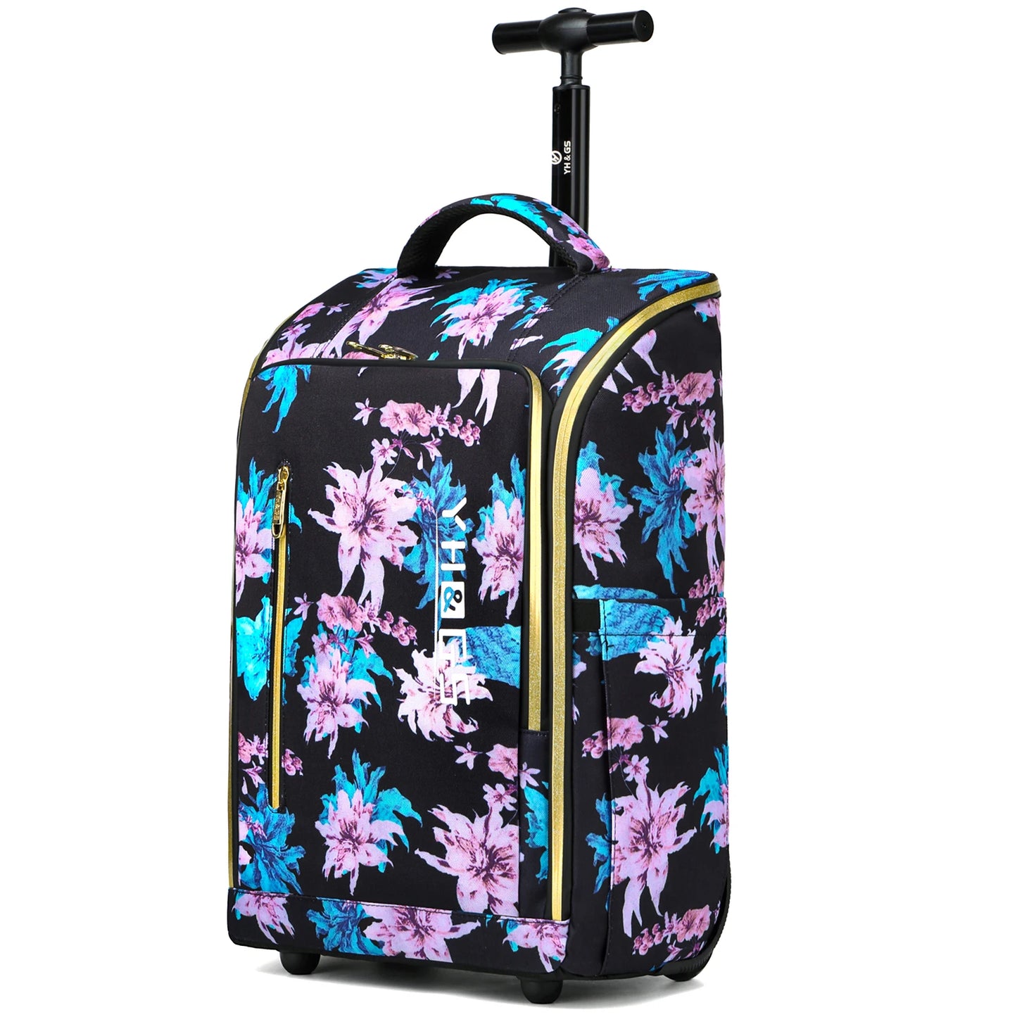 Business Rolling Luggage Backpack Waterproof Backpack with Wheels Travel Trolley Bags Carry on Luggage Bags Cabin Carry on Bag