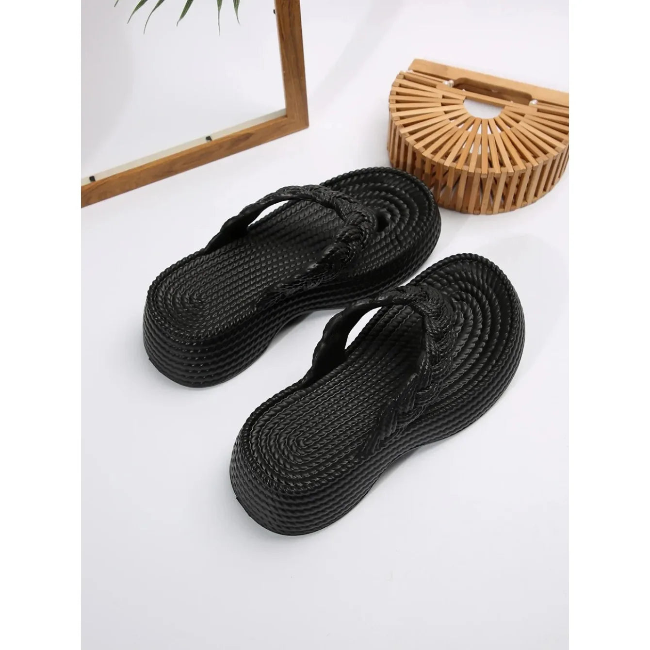 Women Slippers Platform Wedges Flip Flops Summer Casual Cozy Slides Women Designer Beach Dress Sandal Fashion Sport Ladies Shoes