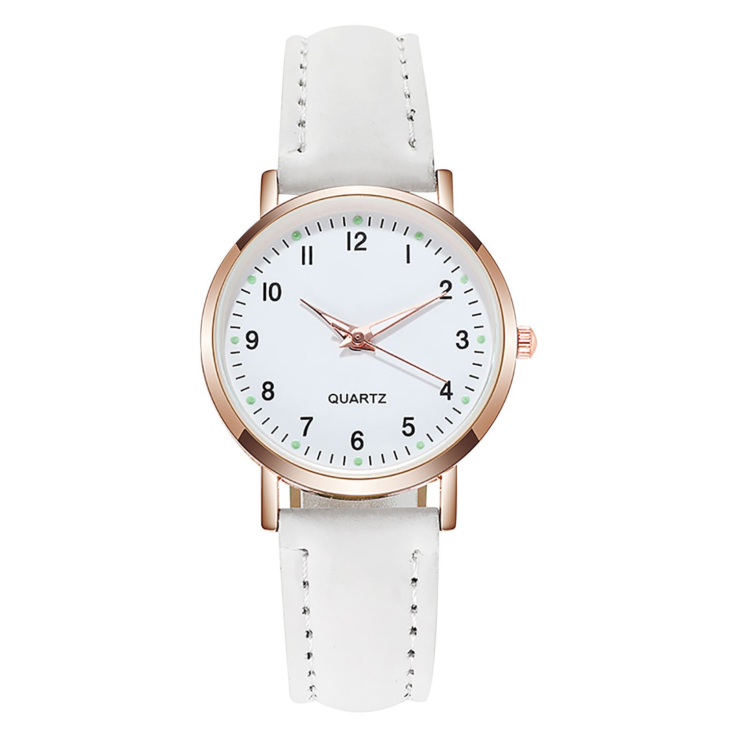 Fashion Temperament Ladies Belt Watch Analog Luminous Quartz Watch Fashionable Simple Style Quartz Wristwatch Reloj Mujer