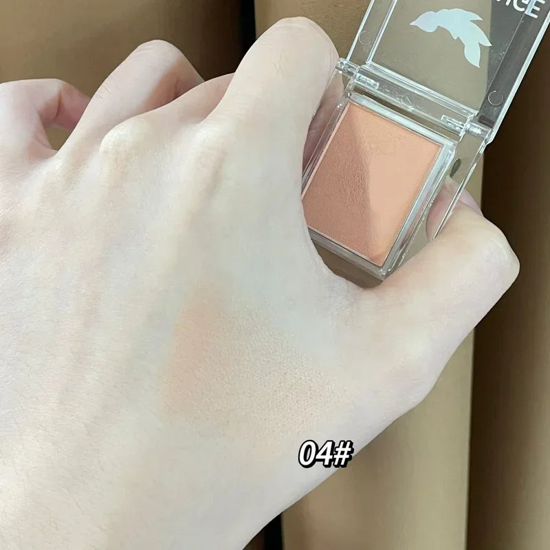 Monochrome Matte White Highlighter Palette Low Saturation 4 Color Face Matte Highlighte Eye Nose Eyeshadow Korea Makeup Cosmetic