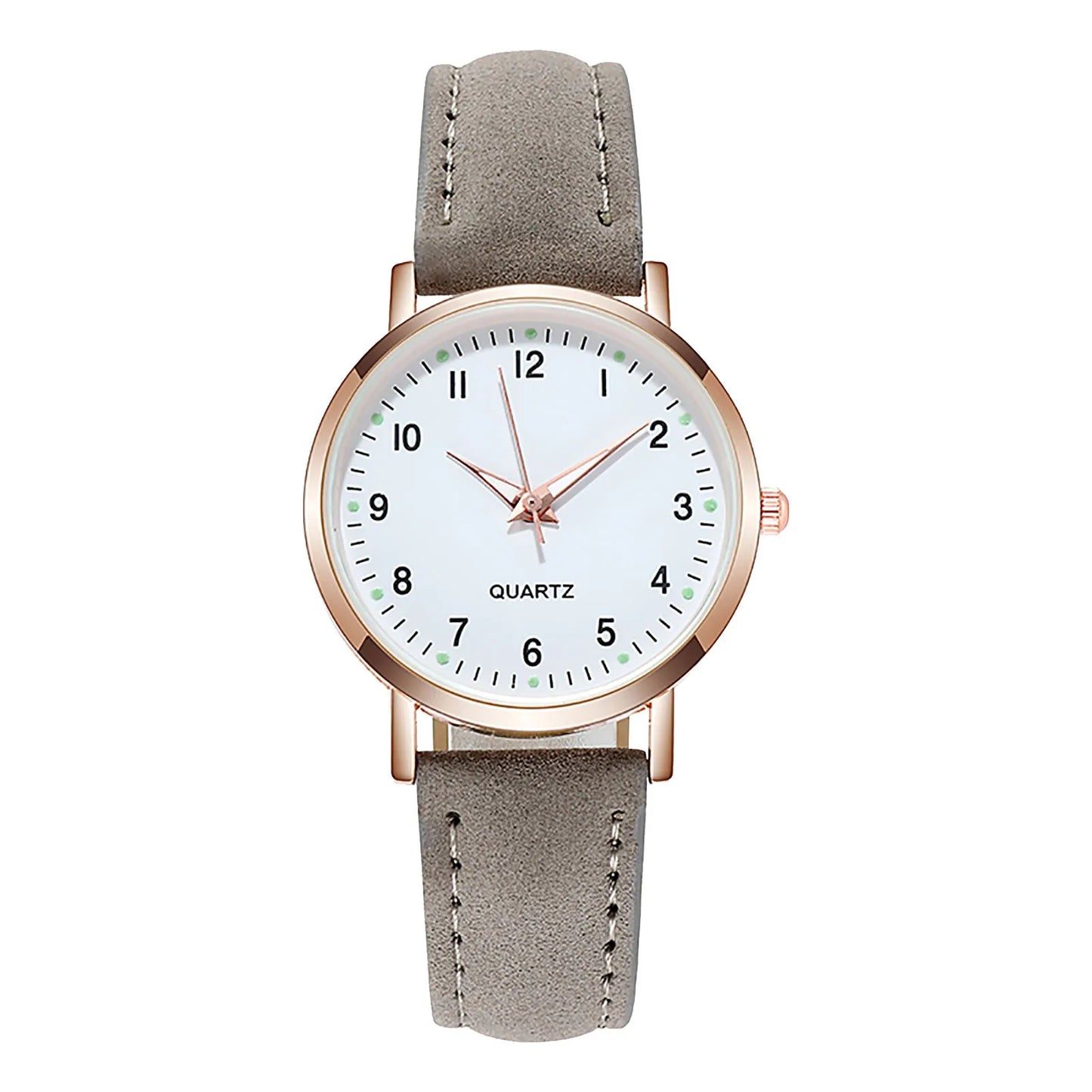 Fashion Temperament Ladies Belt Watch Analog Luminous Quartz Watch Fashionable Simple Style Quartz Wristwatch Reloj Mujer