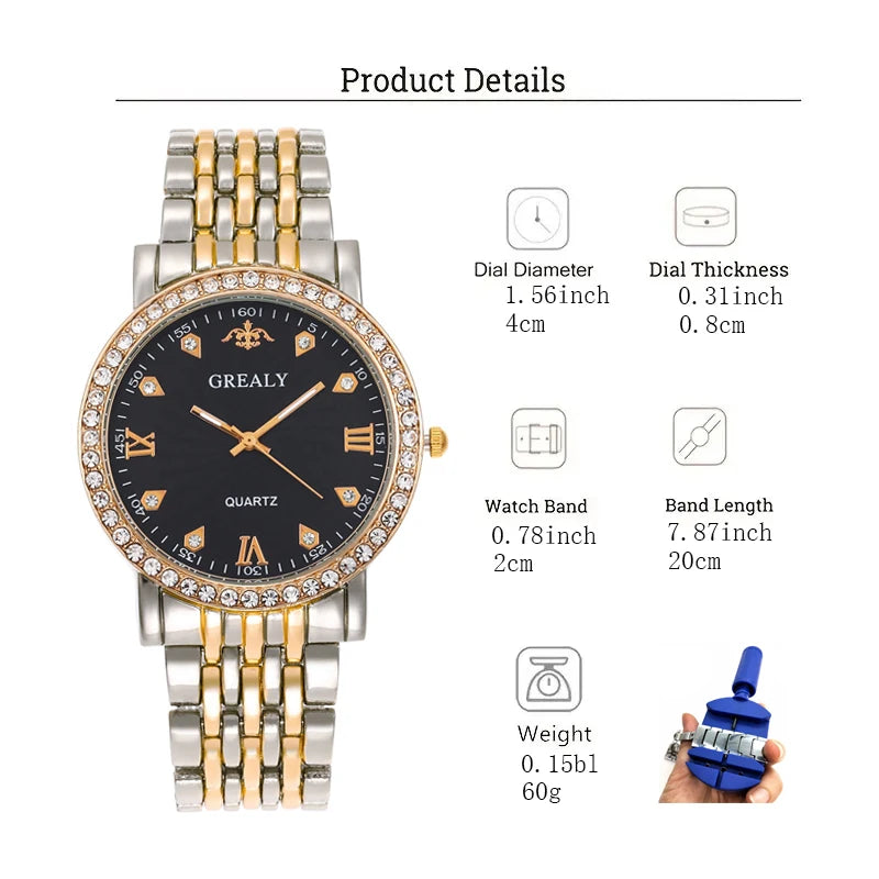 New Casual Golden Watch Ladies Creative Steel Women Watches Women Bracelet Watch Female Clock Lovers Wristwatch Relogio Feminino