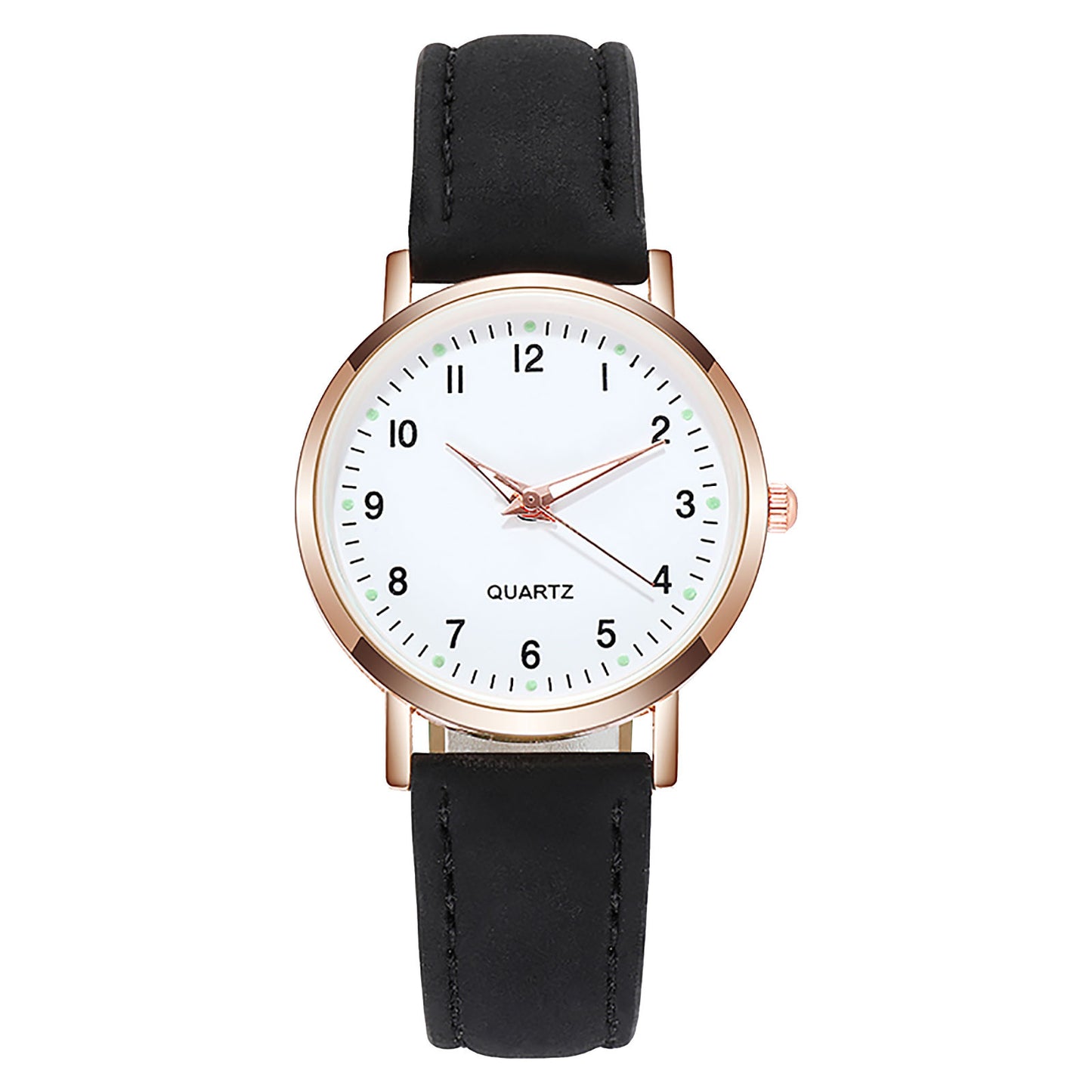 Fashion Temperament Ladies Belt Watch Analog Luminous Quartz Watch Fashionable Simple Style Quartz Wristwatch Reloj Mujer