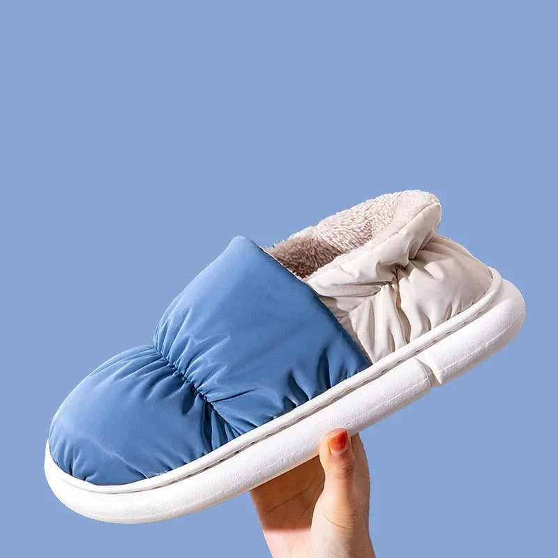 Bebealy Winter Fur Shoes For Women Classic Unisex Fluffy House Shoes With Padded Slippers For Men Indoor Outdoor Women Slippers