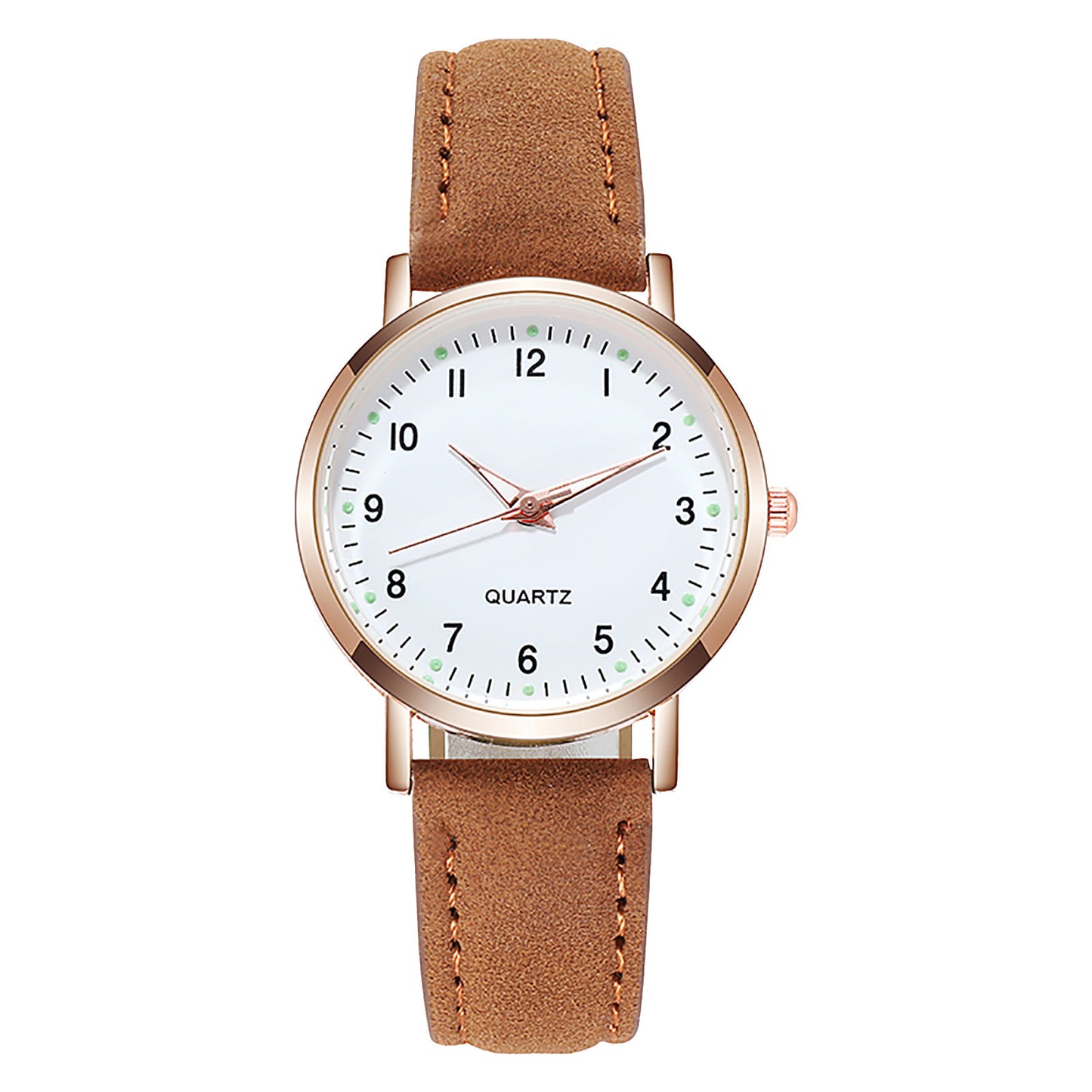 Fashion Temperament Ladies Belt Watch Analog Luminous Quartz Watch Fashionable Simple Style Quartz Wristwatch Reloj Mujer