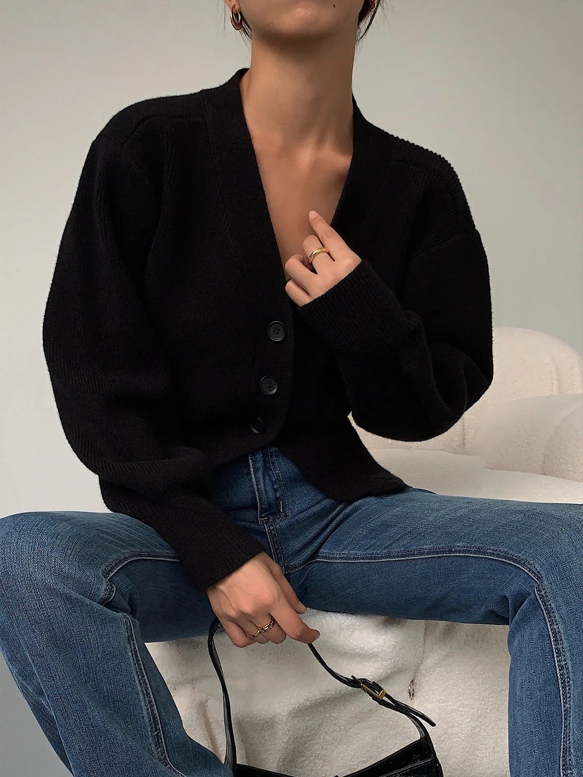 Autumn Sweater Cardigan Coat Women 2022 New Korean Fashion Casual Elegant Long Sleeve Knitted Tops Knitwear Outwear Pull Femme