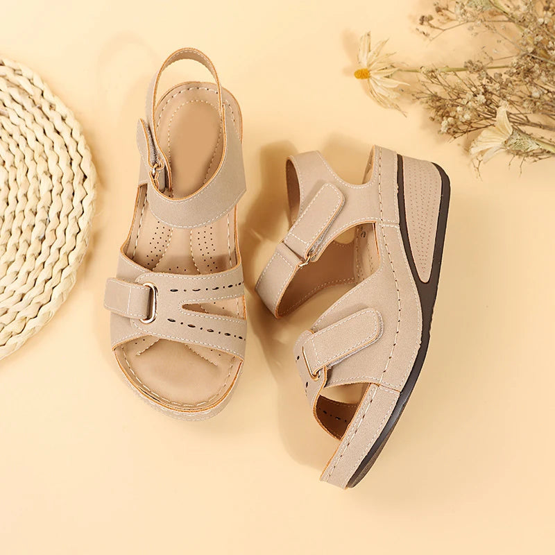 Summer Women Sandals Shoes Plus Size Sandals Woman Party Sandals Ladies Wedge Shoes For Women Soft Footwear Women Sandal Female