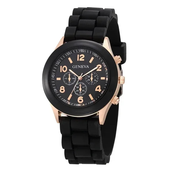 Women Watches 2023 New Fashion Luxury Brand Women Watch Silicone Strap Quartz Wrist Watch for Female Relogio Feminino Zegarki