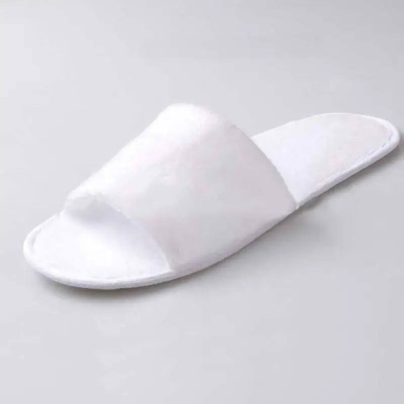 Hotel Disposable Slippers Spa Hotel Wedding Guest Slipper Towelling Terry Soft Toe Breathable Style Open Shoes Disposable W Z6C5