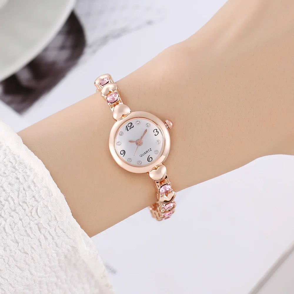 Hot Sale Woman Bracelet Watches Stainless Steel Strap Fashion Simple Student Quartz Watch Luxury Wristwatch Dropshipping