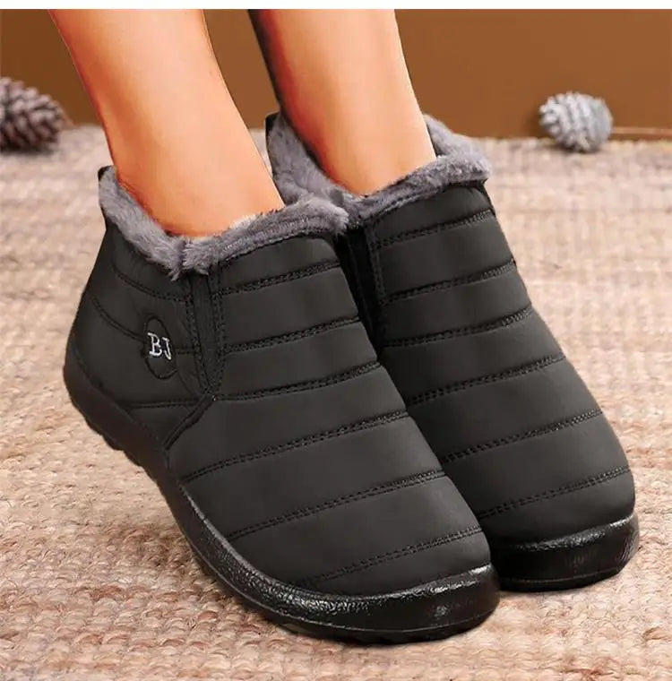 New Waterproof Winter Women Sneakers Shoes Breathable Women's Sneakers Chunky Plus Size Women Casual Shoes Black Flat Shoes