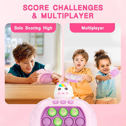 Electronic Push Pop Game – Pro Super Bubble Pop Light Up Antistress Fidget Toy for Kids & Adults, Birthday Gift